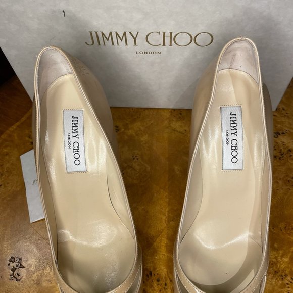 Jimmy Choo nude peekaboo heel - Picture 6 of 6